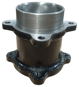 Brake booster cylinder close-up